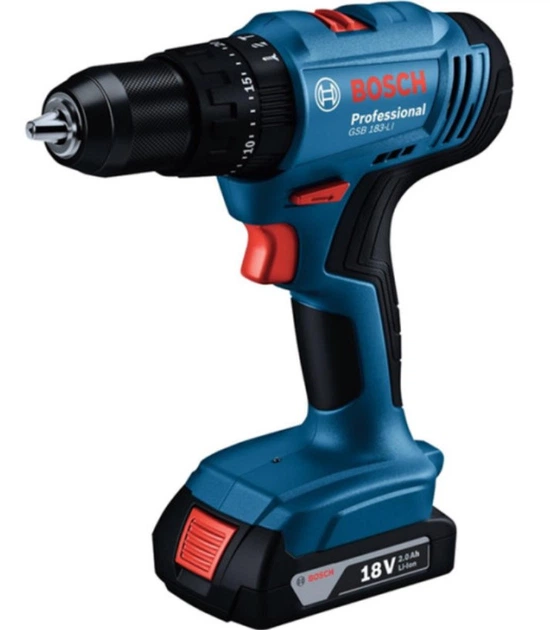 Дрель ударная Bosch GSB 183-LI (06019K9101) - Фото 2 Дрель ударная Bosch GSB 183-LI (06019K9101) - изображение 2