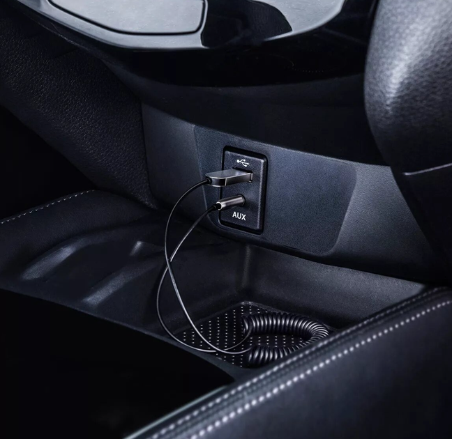 Bluetooth-ресивер Baseus BA01 Wireless adapter cable USB AUX серебристый - изображение 3