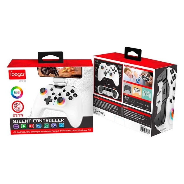 Бездротовий джойстик геймпад Ipega PG-9111B Bluetooth |Android, PC, PS3, PS4, Nintendo Switch| White - зображення 5