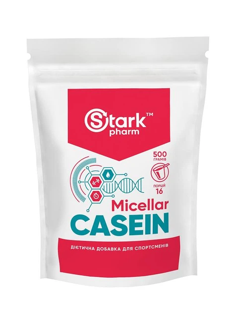 Міцелярний казеїн Stark Pharm Micellar Casein 500 грамів без смакових добавок (27111) - Фото 1 Міцелярний казеїн Stark Pharm Micellar Casein 500 грамів без смакових добавок (27111) - зображення 1