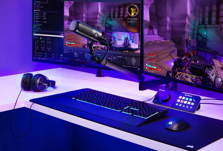 Стойка пантограф для микрофона Elgato Wave Mic Arm LP Black