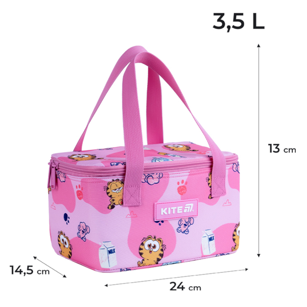 Сумка для ланчу Kite Garfield GF25-2705 Рожева (4063276190734) - зображення 2