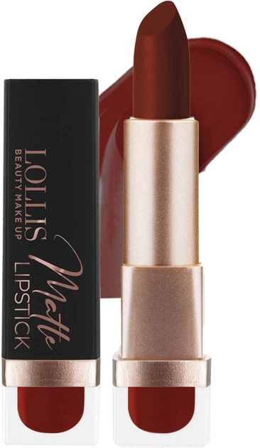 Помада для губ Lollis Matte Lipstick 206 4.5 г (8681546110570) - изображение 2