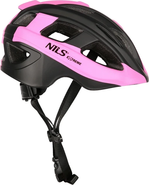 Kask Nils Extreme MTW001-1 M 55 - 58 cm Czarno-beżowy (5907695595789) - obraz 4