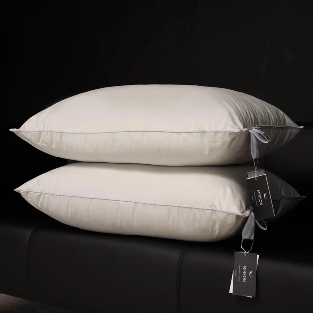 Подушка MirSon №1022 Silver Cloud вовняна середня 70x70 см (2200010363456) - зображення 15