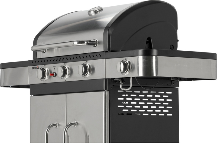 Grill gazowy YATO Zushi YG-20018 3+1 SS IXOX 11.2kW (5906083105999) - obraz 7