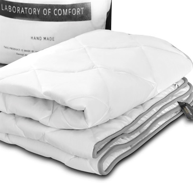 Ковдра бавовняна MirSon №1411 Bianco Літня 220x240 см від Rozetka на платформі USKIDKA Акція на Ковдра бавовняна MirSon №1411 Bianco Літня 220x240 см від Rozetka