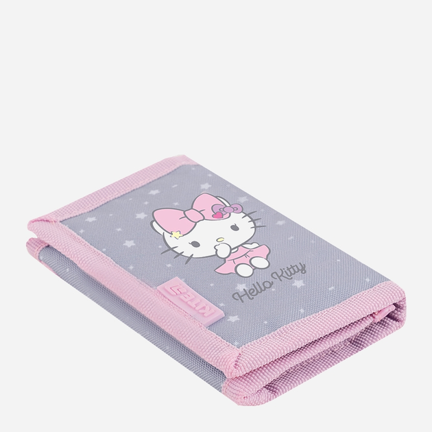 Гаманець для дівчат Kite Hello Kitty HK25-598-1 Сірий (4063276203571) - зображення 4