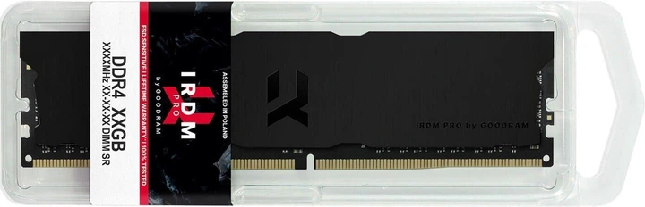 Модуль пам'яті GoodRam DDR4 16Gb 3600MHz IRDM PRO Deep Black, Retail (IRP-K3600D4V64L18S/16G#) - изображение 3