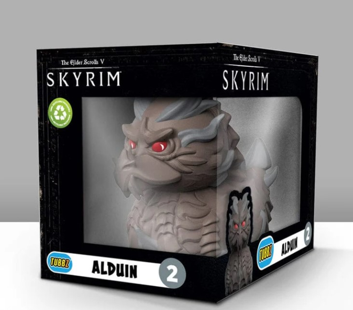 Kolekcjonerska figurka kaczuszka Numskull Tubbz Boxed Edition The Elder Scrolls V: Skyrim - Alduin 2 (5056280456841) - obraz 6
