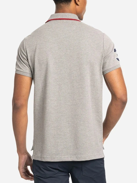 Поло довге чоловіче US Polo Assn 11D258-Ee00A(Campus heather gray) XL Сіре (786660983265) - Фото 2 Поло довге чоловіче US Polo Assn 11D258-Ee00A(Campus heather gray) XL Сіре (786660983265) - зображення 2