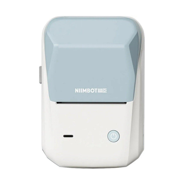 Термопринтер для печати наклеек NIIMBOT B1 Blue - изображение 1