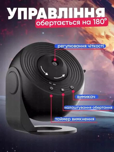 Домашний планетарий + 13 картриджей ночник проектор звездного неба галактика с сменными картриджами Galaxe Projector - изображение 3