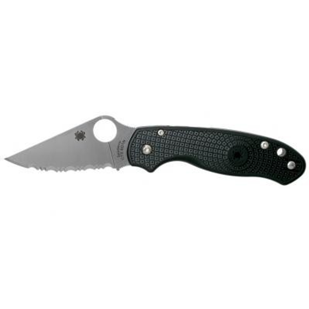 Нож Spyderco Para 3 FRN Black серрейтор (C223SBK) - изображение 1