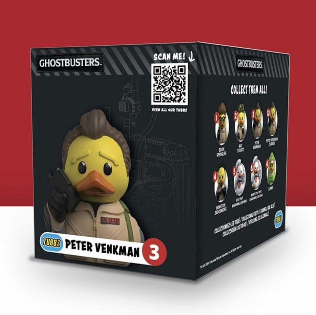 Колекційна фігурка каченя Numskull Tubbz Boxed Edition Ghostbusters: Peter Venkman 3 (5056280457480) - зображення 7