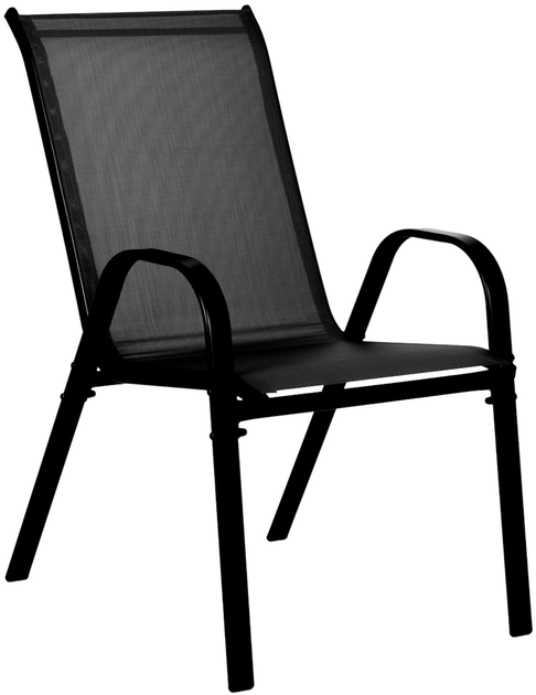 Zestaw krzeseł ogrodowych ModernHome by Multistore SC-092KD Black 2 szt (5905817001064) - obraz 3