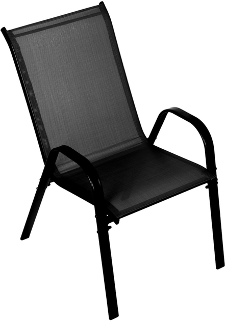Zestaw krzeseł ogrodowych ModernHome by Multistore SC-092KD Black 2 szt (5905817001064) - obraz 4