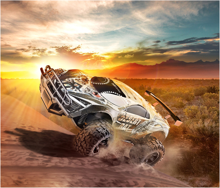 Автомобіль на дистанційному управлінні Revell RC Desert Rat Сіро-чорний 24442 (4009803224442) - зображення 6