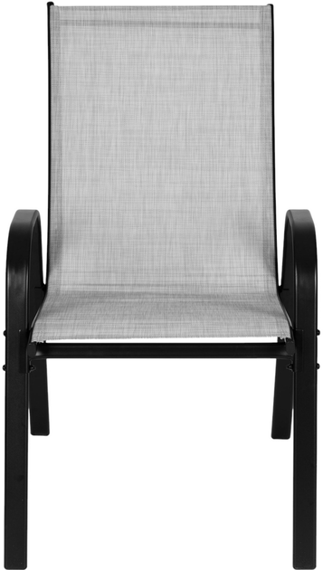 Zestaw krzeseł ogrodowych ModernHome by Multistore SC-092KD Light Grey 2 szt (5905817001088) - obraz 4
