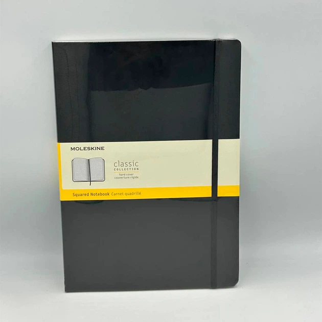 Блокнот Moleskine Classic А4 чорний QP111 (Пошкоджений) - Фото 4 Блокнот Moleskine Classic А4 чорний QP111 (Пошкоджений) - изображение 4