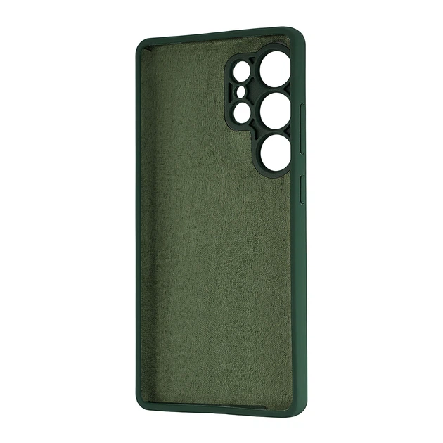 Чохол Silicone Case Samsung S25 Ultra (S938) Dark Green - зображення 2