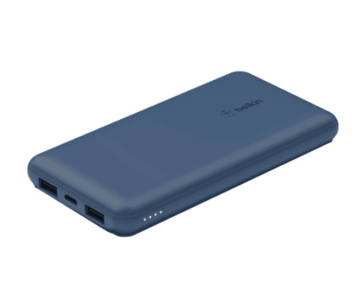 Повербанк Belkin 10000mAh 15Вт 2хUSB-A/USB-C (BPB011BTBL) - Фото 2 Повербанк Belkin 10000mAh 15Вт 2хUSB-A/USB-C (BPB011BTBL) - изображение 2