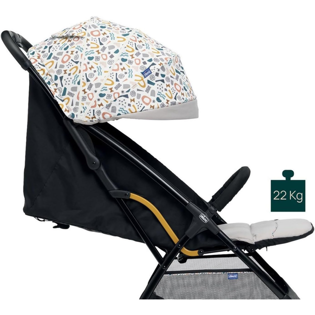 Коляска детская прогулочная Chicco Glee, серая - изображение 8
