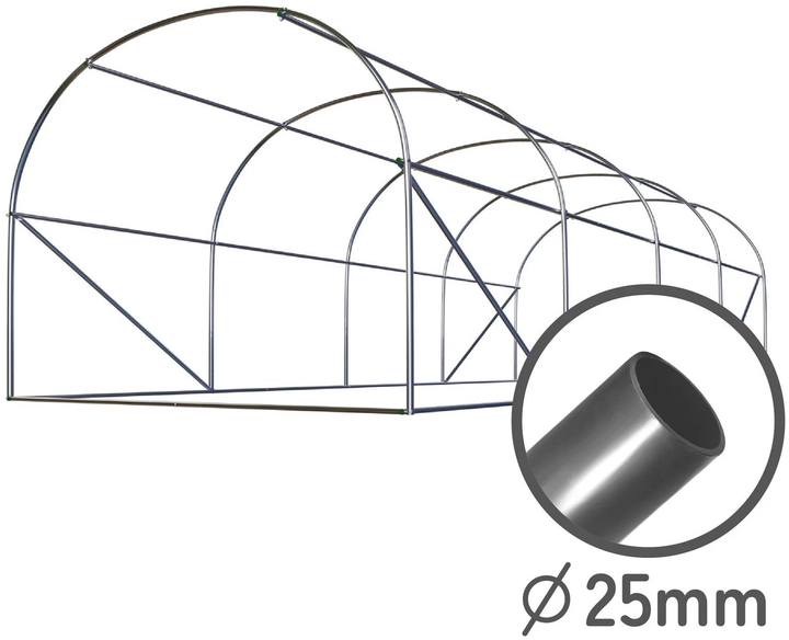 Tunel ogrodowy Plonos 2.5 x 4 m (4974-B) - obraz 3