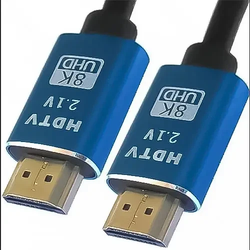 Шнур HDMI 8K (штекер - штекер) version 2.1, 10м, чёрный, в блистере - Фото 1 Шнур HDMI 8K (штекер - штекер) version 2.1, 10м, чёрный, в блистере - изображение 1