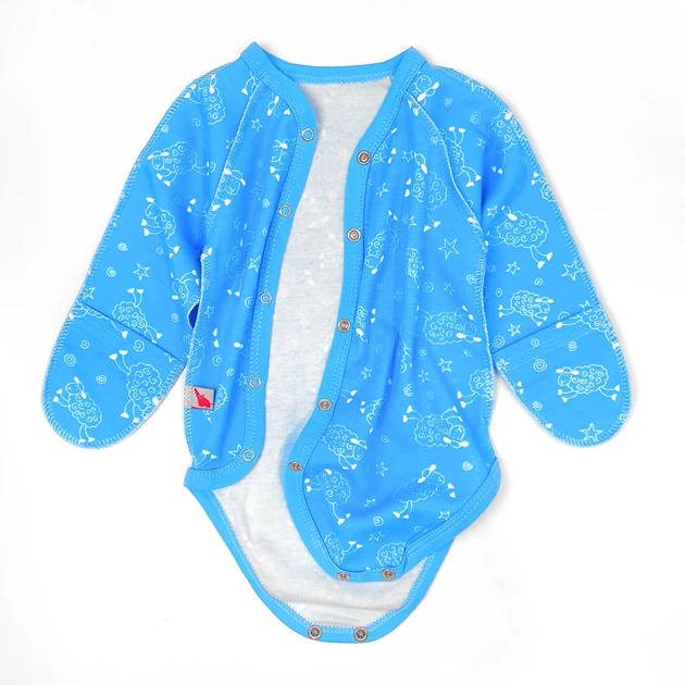 Боди Tunes Cutie Lamb с косой застежкой Голубой 62см (1-3 месяца) - Фото 2 Боди Tunes Cutie Lamb с косой застежкой Голубой 62см (1-3 месяца) - изображение 2