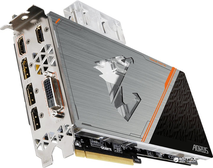 Видеокарта Gigabyte PCI-Ex GeForce GTX 1080 Ti Aorus Waterforce WB
