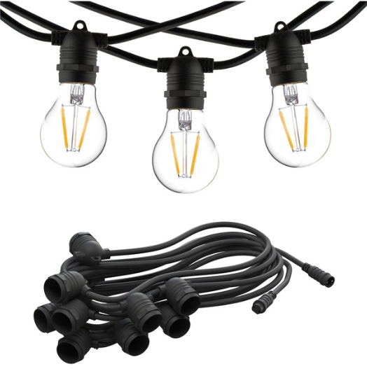 Гирлянда Nowodvorski Festoon Lights 10XE27 6M IP65 (7873) - Фото 1 Гирлянда Nowodvorski Festoon Lights 10XE27 6M IP65 (7873) - изображение 1