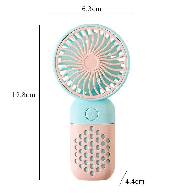 Ручний / настільний вентилятор на акумуляторі Mini Fan одношвидкісний міні-вентилятор, 12.8х6.3х4.4 см, рожевий (104016288) - Фото 8 Ручний / настільний вентилятор на акумуляторі Mini Fan одношвидкісний міні-вентилятор, 12.8х6.3х4.4 см, рожевий (104016288) - зображення 8