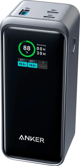 УМБ Anker Prime 20000 mAh 200W PD Black (A1336011) – фото, відгуки