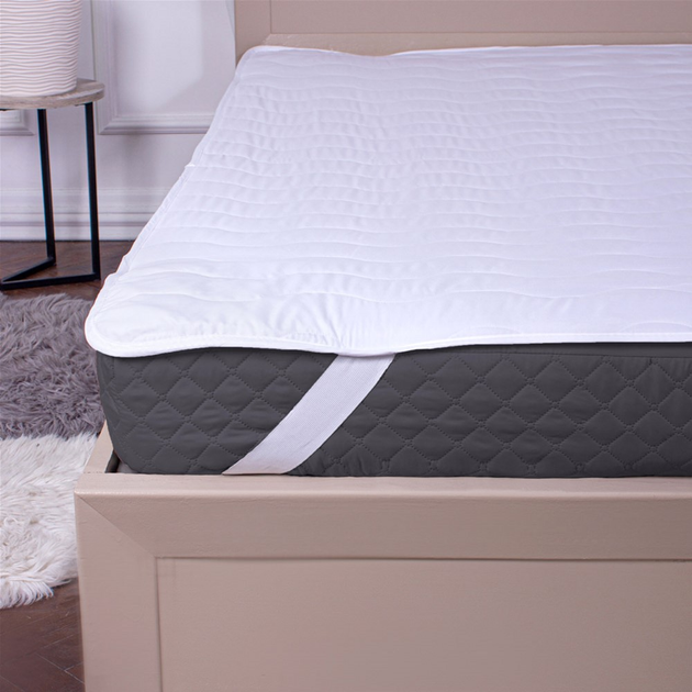 Наматрацник MirSon Eco Light №1721 Bamboo Air-line на резинці по кутках White 160x200 см від Rozetka на платформі USKIDKA Акція на Наматрацник MirSon Eco Light №1721 Bamboo Air-line на резинці по кутках White 160x200 см від Rozetka