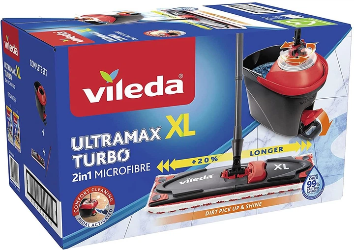 Набір для збирання VILEDA Ultramax Turbo XL - Фото 10 Набір для збирання VILEDA Ultramax Turbo XL - зображення 10