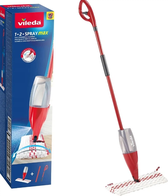 Швабра Vileda 1-2 Spray MAX з розпилювачем - Фото 2 Швабра Vileda 1-2 Spray MAX з розпилювачем - зображення 2