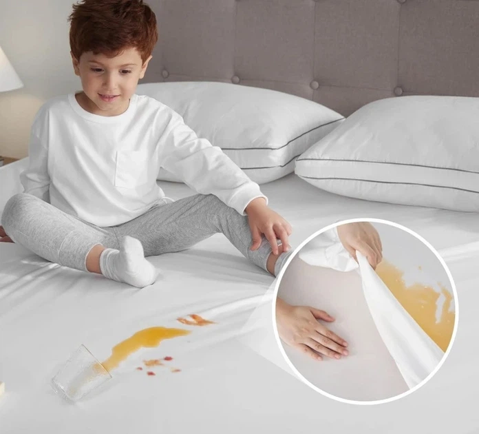 Наматрасник MirSon №7007 AquaTerry Mattress Cover водонепроницаемый на резинке по углам 180 x 200 см (2200010909289) - изображение 3