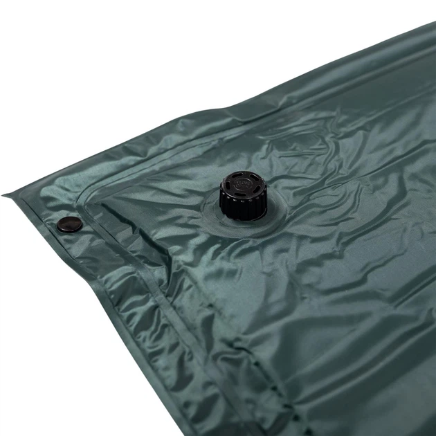 Матрац надувний для туризму та риболовлі з подушкою Memory Foam 175*60*2 см Зелений - зображення 3