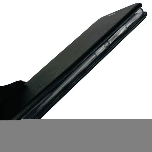 Чехол-книжка для Xiaomi Redmi Note 7 с подставкой чёрная - изображение 4