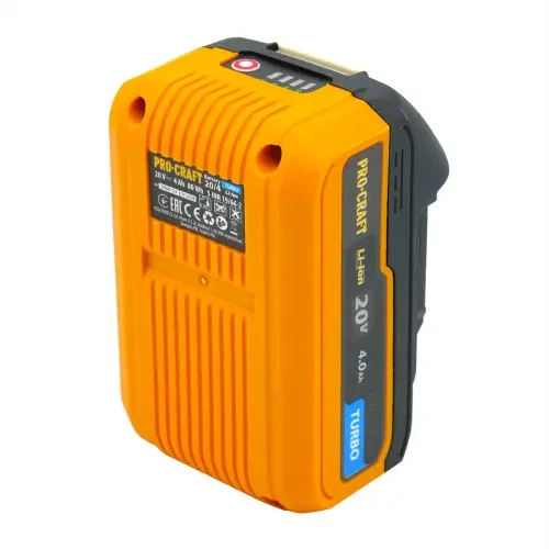 Акумуляторна батарея Procraft Battery20/4 Turbo (20В, 4Аг) - изображение 3