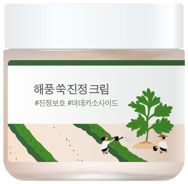 Крем для обличчя Round Lab Mugwort заспокійливий 80 мл (8809738605721) - зображення 1
