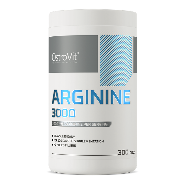 Аргінін, Arginine 1000, OstroVit, 300 капсул (Без смаку) - Фото 1 Аргінін, Arginine 1000, OstroVit, 300 капсул (Без смаку) - зображення 1