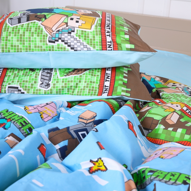 Наволочка MirSon 17-0571 - 1 Minecraft War Ranforce Elite 50х70 см від Rozetka на платформі USKIDKA Акція на Наволочка MirSon 17-0571 - 1 Minecraft War Ranforce Elite 50х70 см від Rozetka