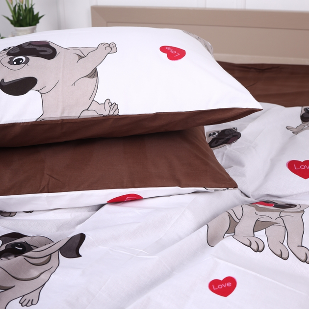 Наволочка MirSon Ranforce Elite 17-0566 Pug-dog 70x70 см від Rozetka на платформі USKIDKA Акція на Наволочка MirSon Ranforce Elite 17-0566 Pug-dog 70x70 см від Rozetka