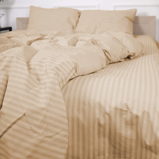 Наволочка MirSon Бязь 17-0602 Stripe Creamyy 70х70 см (2200008049997) - Фото 4 Наволочка MirSon Бязь 17-0602 Stripe Creamyy 70х70 см (2200008049997) - изображение 4