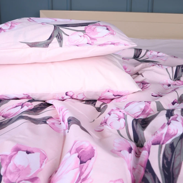 Наволочка MirSon Бязь 17-0744 Pink Tulips 70х70 см від Rozetka на платформі USKIDKA Акція на Наволочка MirSon Бязь 17-0744 Pink Tulips 70х70 см від Rozetka
