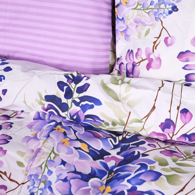 Підковдра MirSon Ranforce Elite 17-0723 Purple Flowers 175х210 см від Rozetka на платформі USKIDKA Акція на Підковдра MirSon Ranforce Elite 17-0723 Purple Flowers 175х210 см від Rozetka