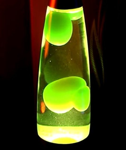 Лава лампа Lava Lamp TOPA 41 см Воскова Жовта Лимонна - зображення 2