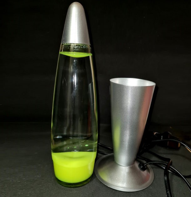 Лава лампа Lava Lamp TOPA 41 см Воскова Жовта Лимонна - зображення 3
